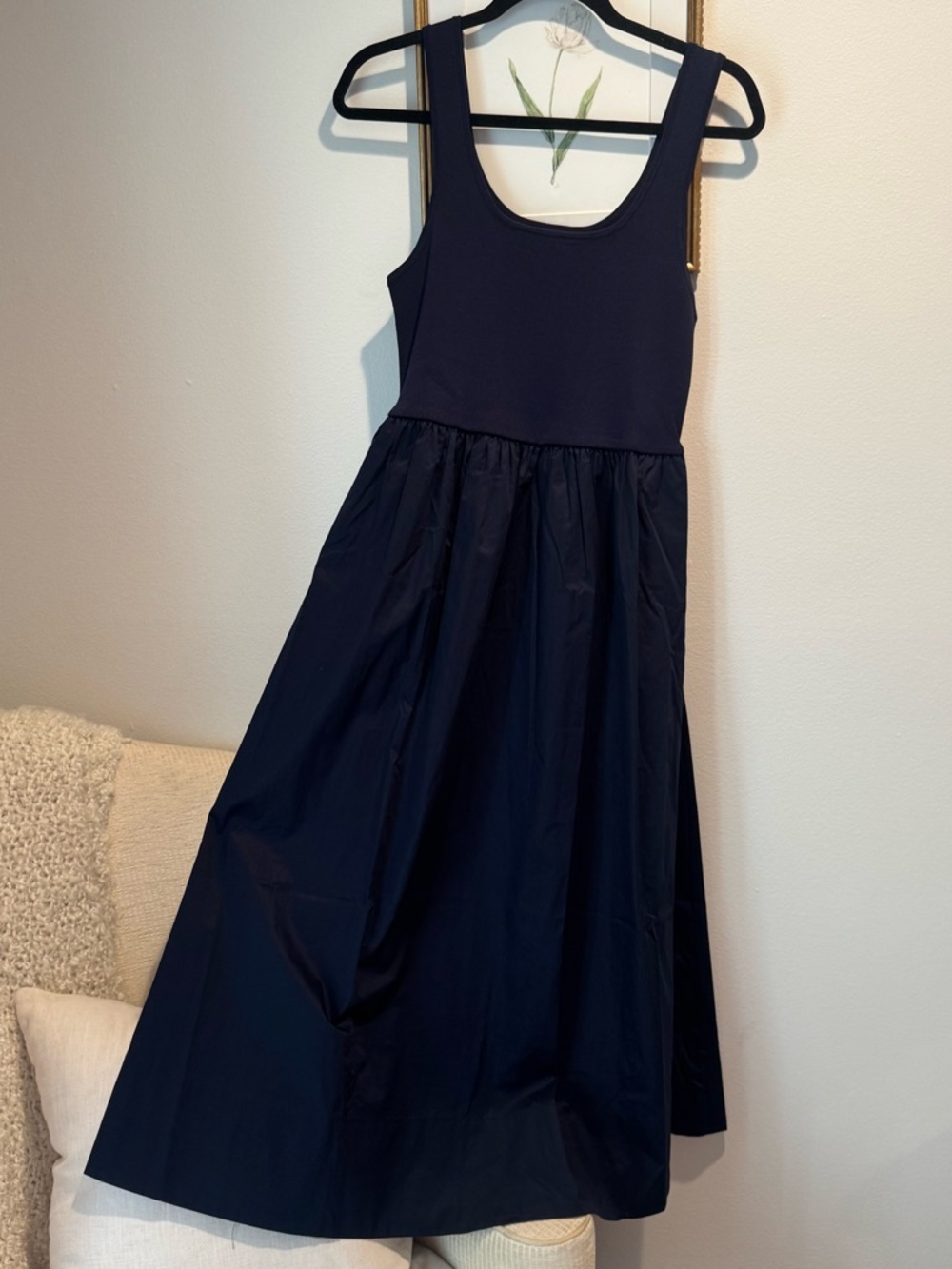 Tuckernuck Navy Mixed Media Juliette Dress (NEW)